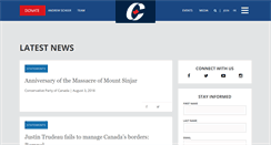 Desktop Screenshot of media.conservative.ca