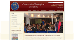 Desktop Screenshot of conservative.edu