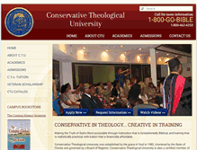 Tablet Screenshot of conservative.edu
