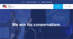 Desktop Screenshot of conservative.org