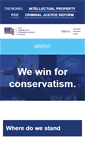 Mobile Screenshot of conservative.org